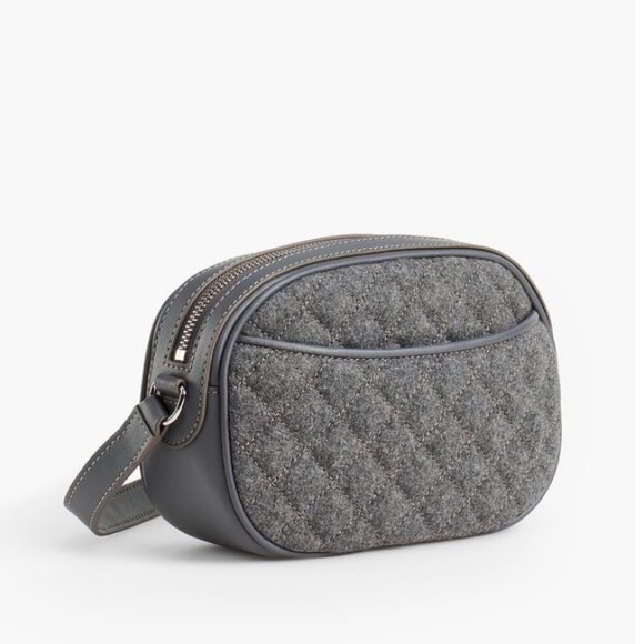 NEW Talbots Quilted Flannel Crossbody Satchel - Picture 2 of 7